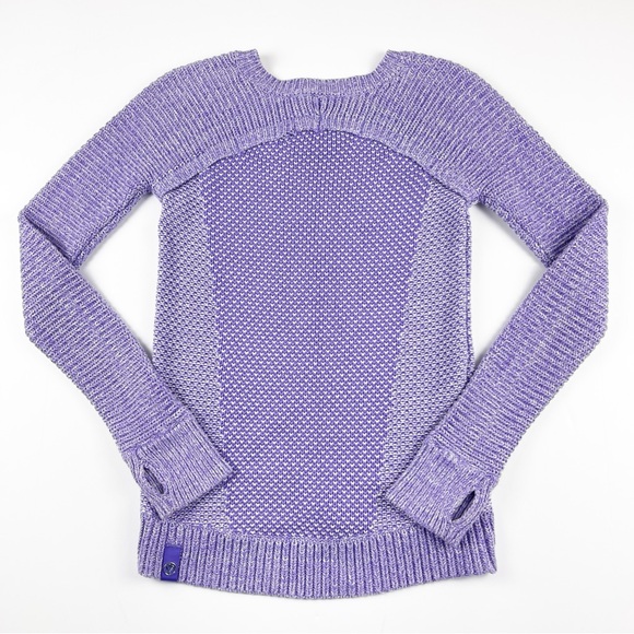 Ivivva Purple Busy To Be Cozy Pullover Sweater 10 - Picture 2 of 5